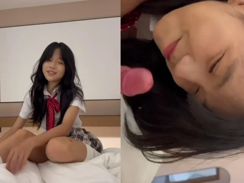 Em loli dễ thương liếm cò biến em thành con em đào nứng lồn p1